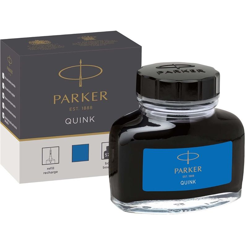 Tinta para Pluma Parker Azul Frasco 57ml-0