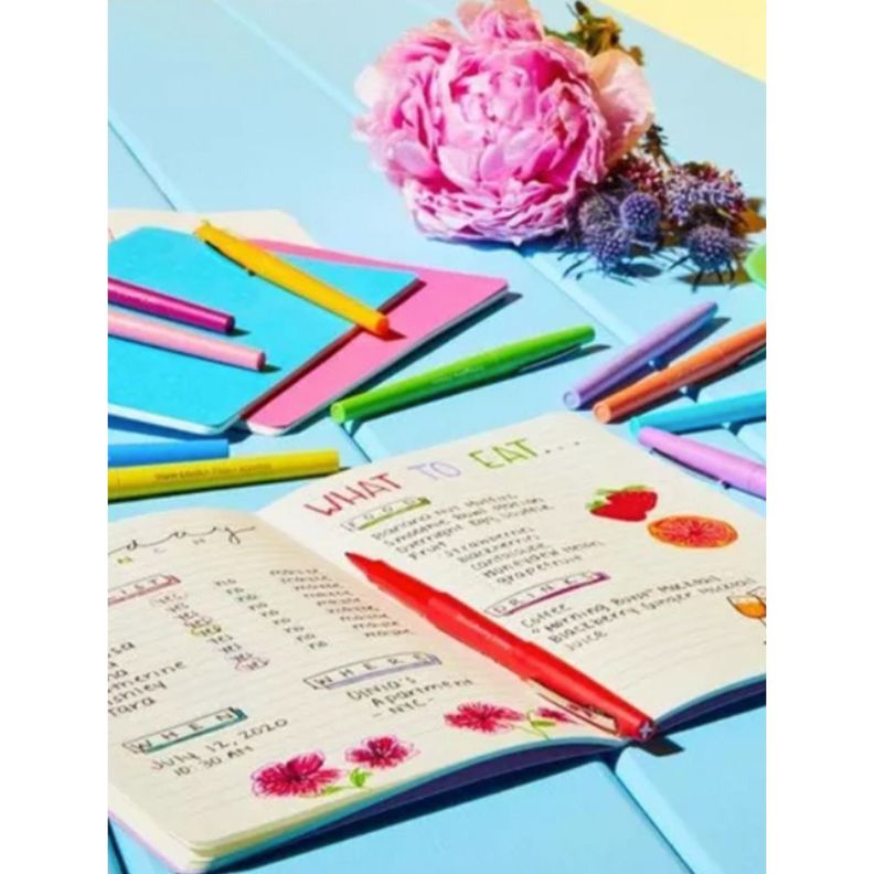 Marcadores Paper Mate Flair con 6 Aromas Escencias Naturales-3