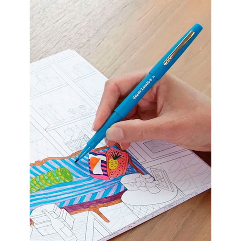 Marcadores Paper Mate Flair con 6 Aromas Escencias Naturales-4