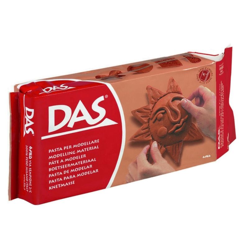 Pasta Para Modelar Masa Das Secado En Frío Terracota 1 kg-0