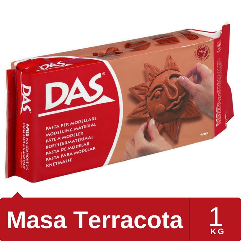 Pasta Para Modelar Masa Das Secado En Frío Terracota 1 kg-1