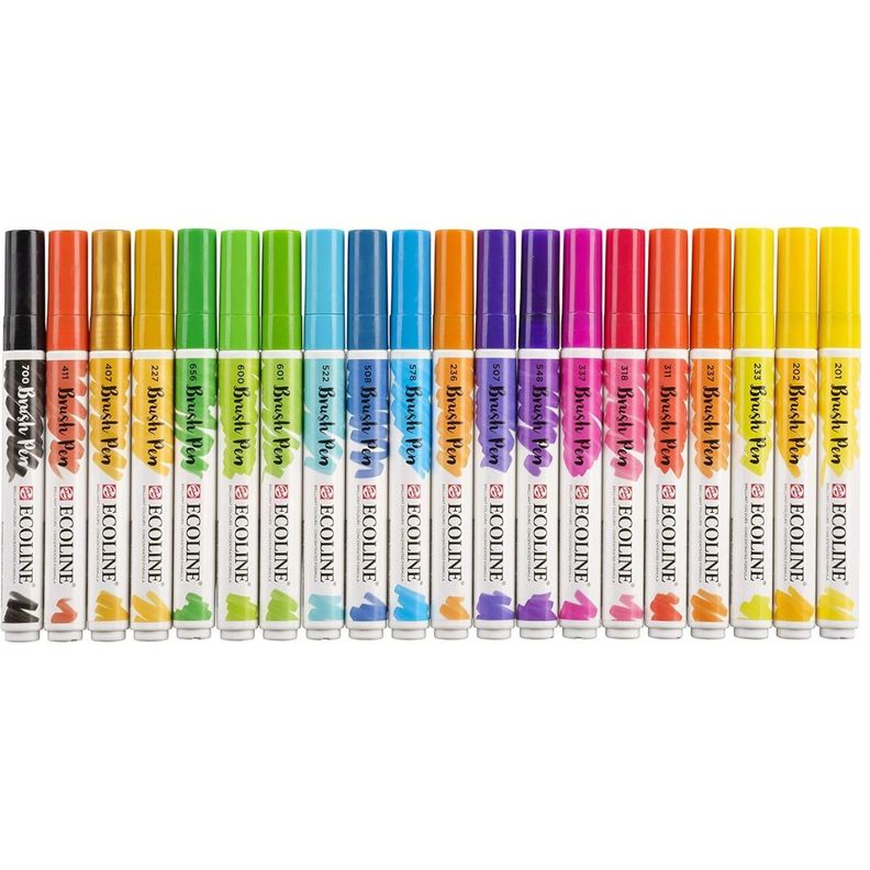 Marcadores Acuarela Ecoline Set 20 Colores-1