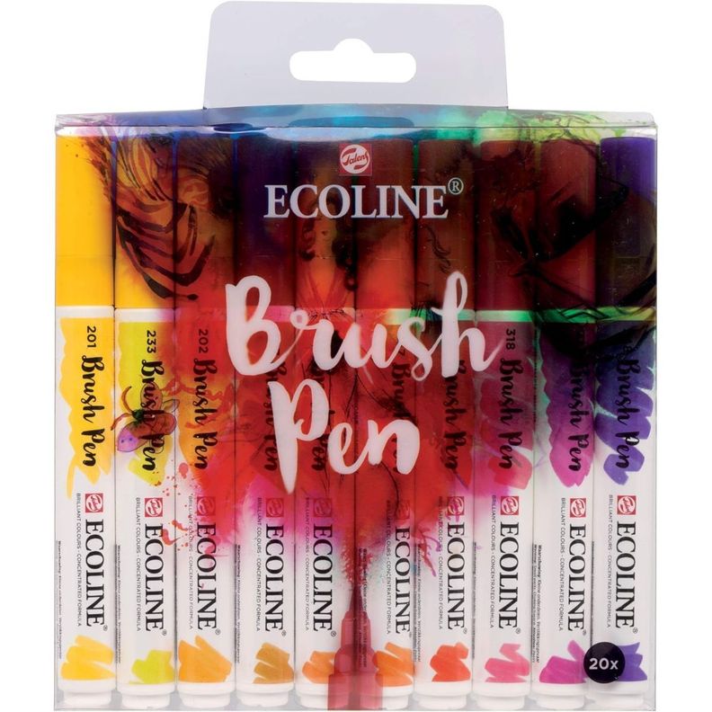 Marcadores Acuarela Ecoline Set 20 Colores-2