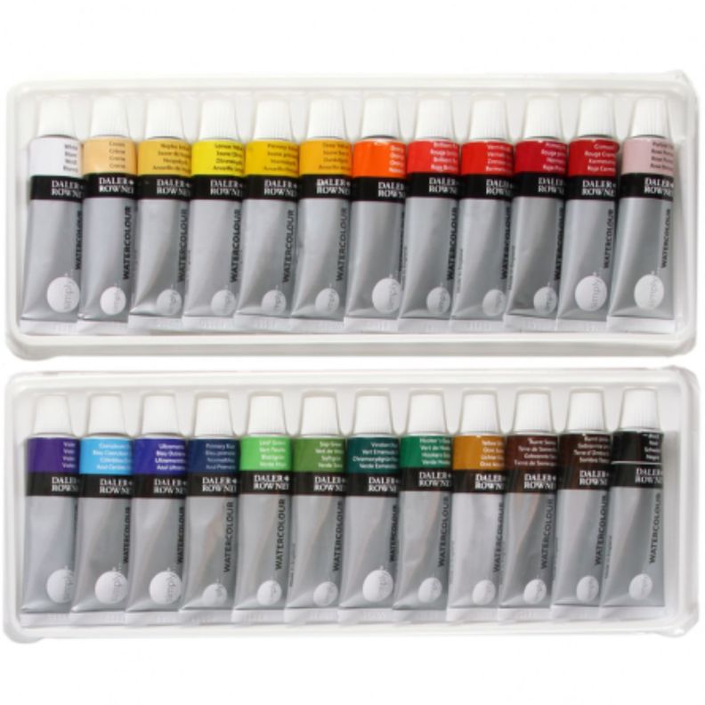 Set 24 Colores Acuarela en Tubos Daler Rowney Simply 12ml-2
