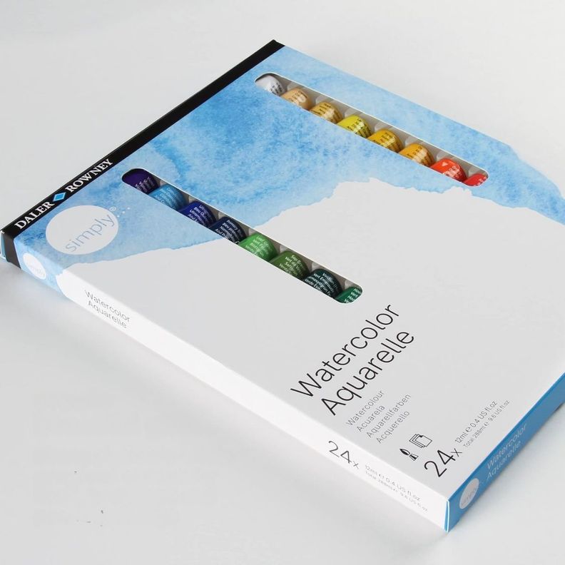 Set 24 Colores Acuarela en Tubos Daler Rowney Simply 12ml-3