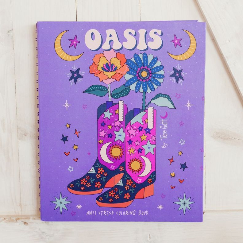 Libro para Colorear Oasis de Tere Gott-3