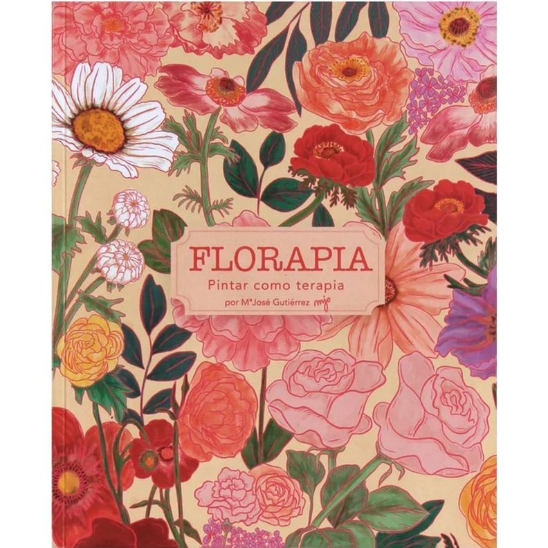 Libro para Colorear Florapia María José Gutiérrez-0
