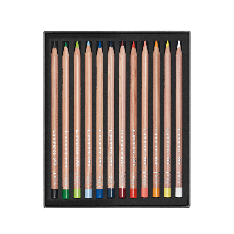 Lápices Luminance 6901 Caran D Ache Set 12 Colores-2