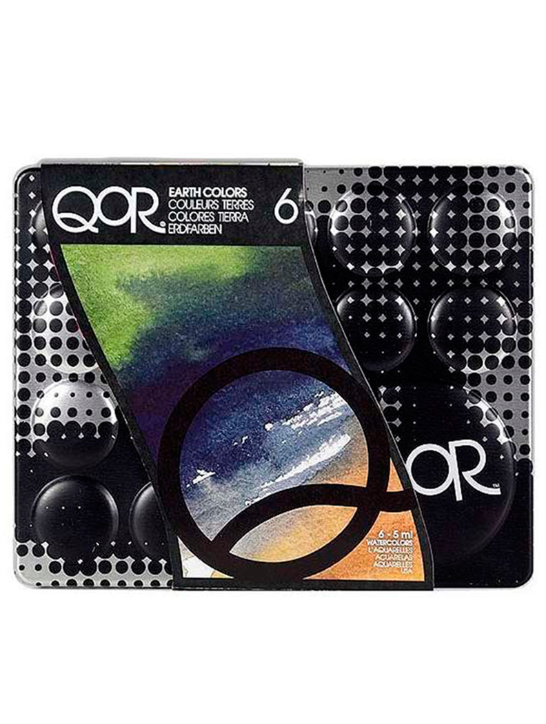 Acuarela en Tubos Qor Set 6 Colores Tierra-0