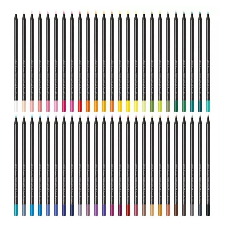 Set 100 Lápices Colores Faber Castell Ecolápices Supersoft-3