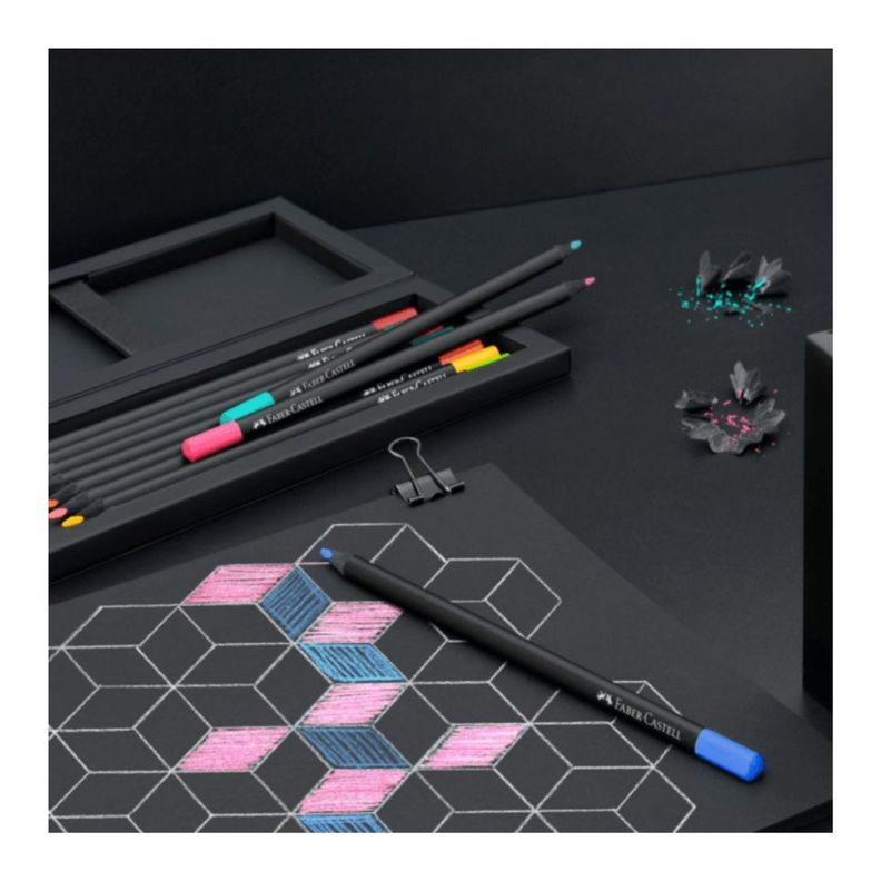 Set 100 Lápices Colores Faber Castell Ecolápices Supersoft-5