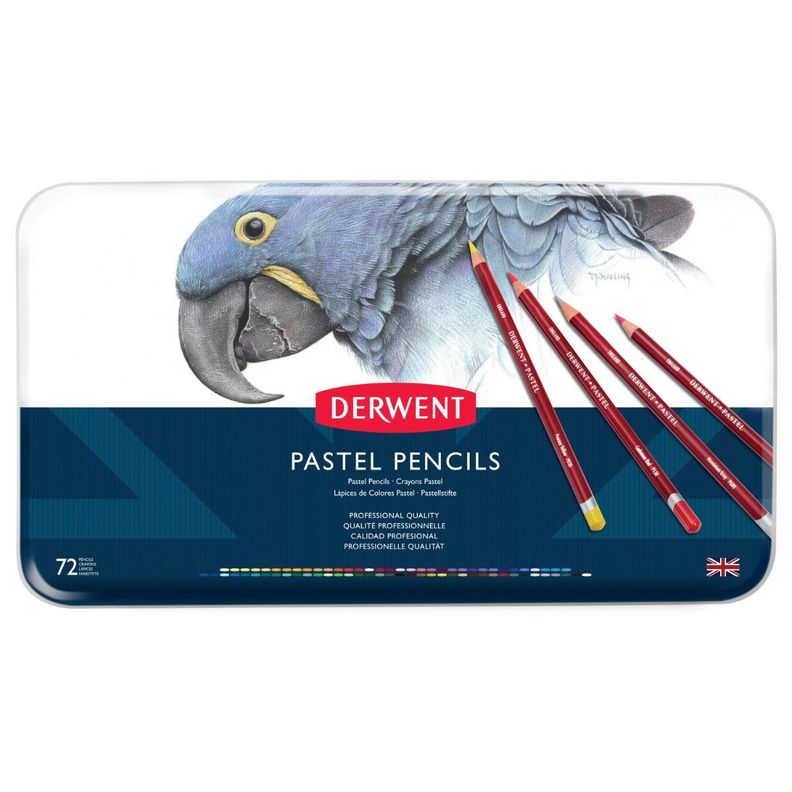 Lápices Pastel Derwent Set 72 Colores-1
