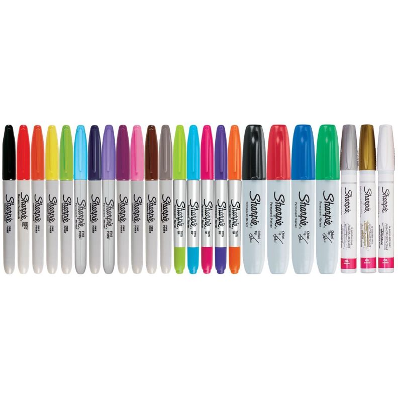 Marcadores Sharpie Puntas Surtidas Set 24 Colores-4