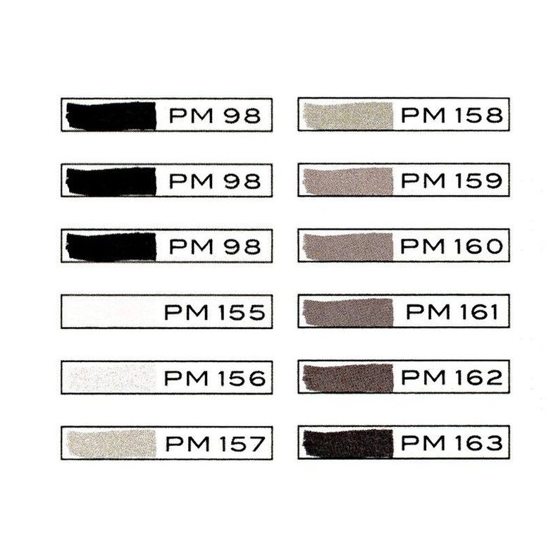 Marcadores Prismacolor Premier 12 Set Gris Frances-1