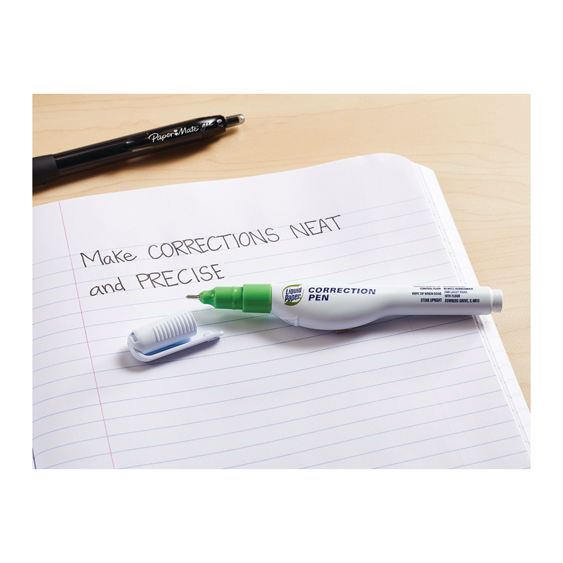 Lápiz Corrector Liquid Paper 7ml Set x12-1