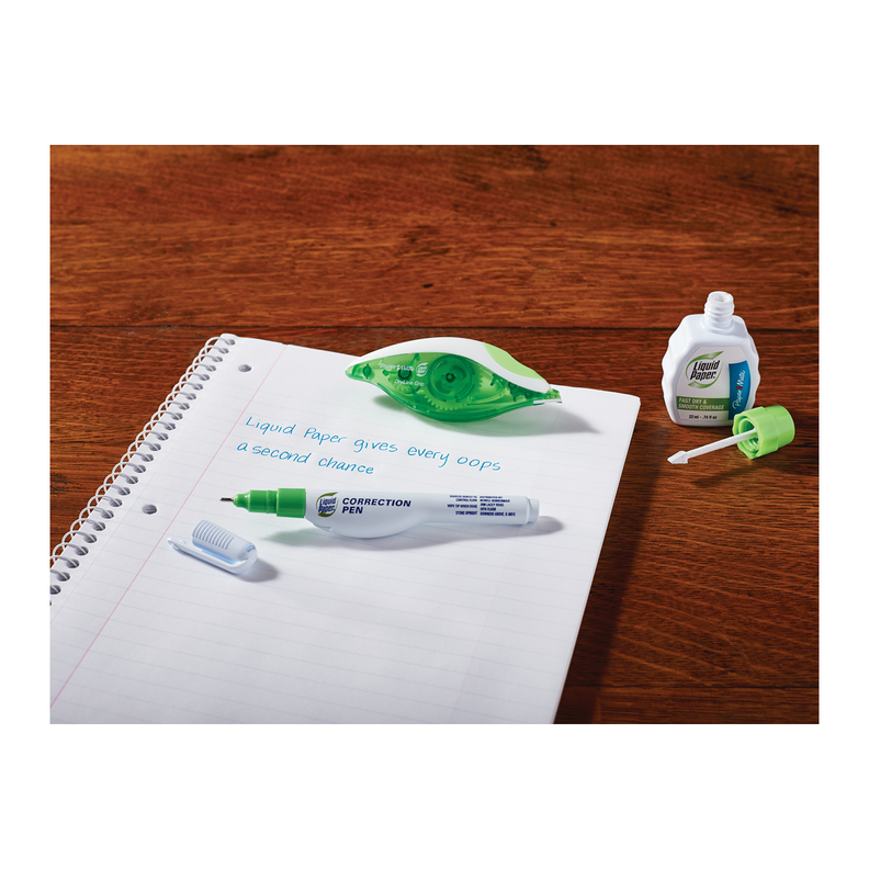 Lápiz Corrector Liquid Paper 7ml Set x12-2