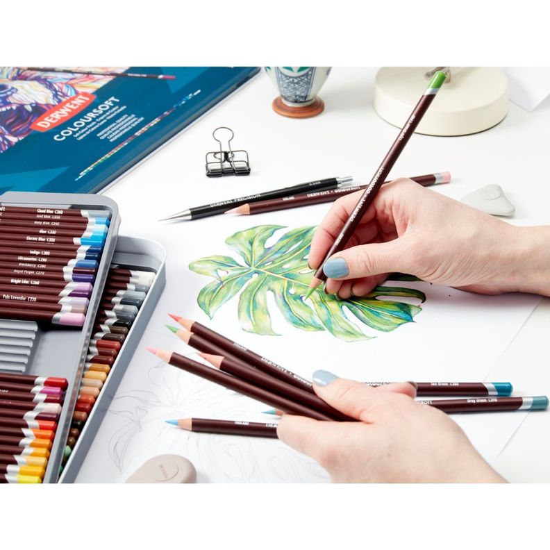 Lápices De Colores Coloursoft Derwent Set 24-2