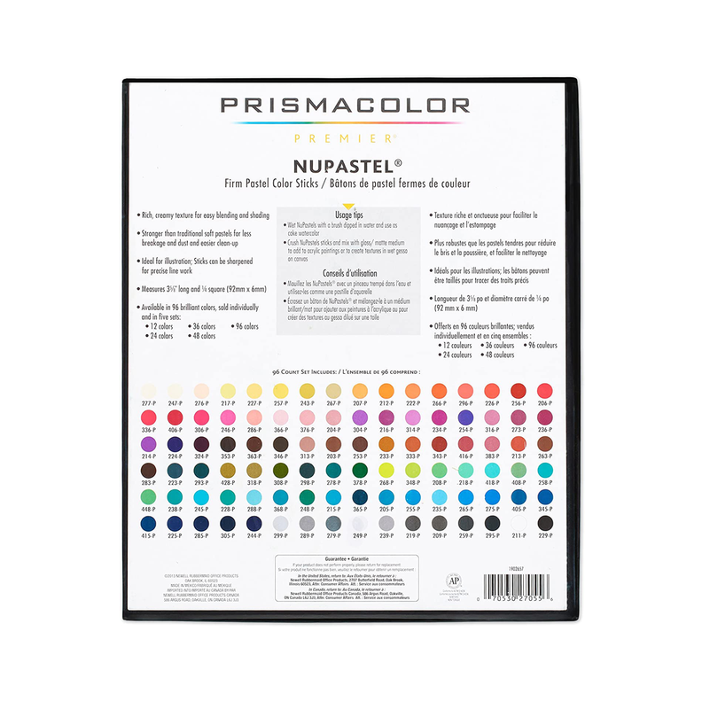 Barras Pastel Seco Nupastel Prismacolor Premier Set 96-2