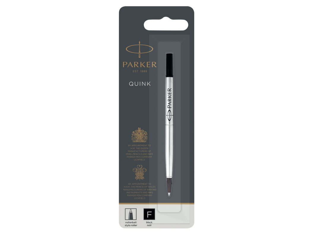 Repuesto Roller Ball Negro 0.5 Parker-0