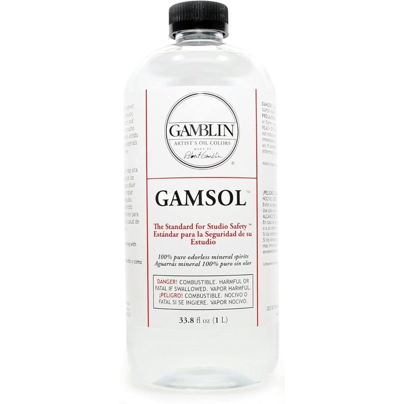 Gamsol Trementina Para Oleo Sin Olor 946 ml-0