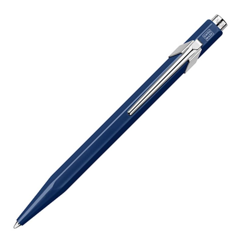 Bolígrafo Caran d Ache 849 Clásico Azul Safíro-0