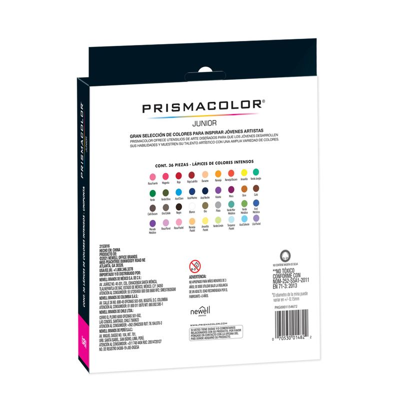 Lápices de Colores Prismacolor Junior Set 36-1
