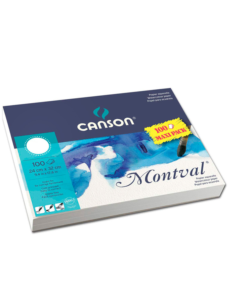 Block Papel Acuarela Montval Maxi Pack 300 gr.-3