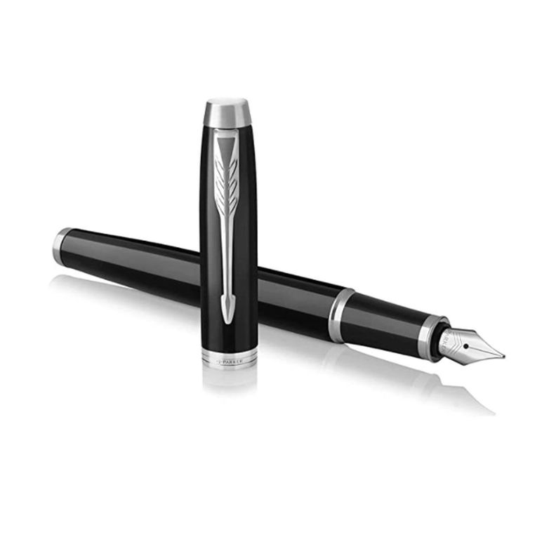 Pluma Fuente Parker IM Negra Lacada Negro