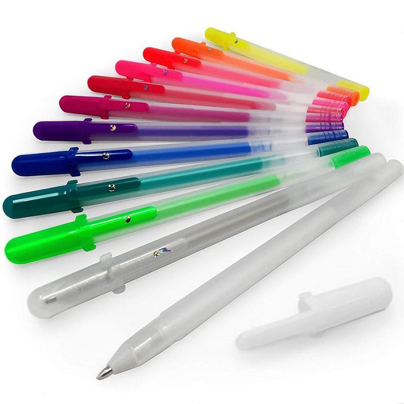 Lápices Gel Gelly Roll Moonlight Sakura 10 Colores+2 Blancos-2