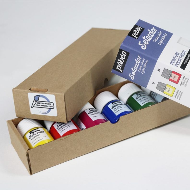 Pintura para Telas Claras Pebeo Setacolor Set 6 x 20ml-4