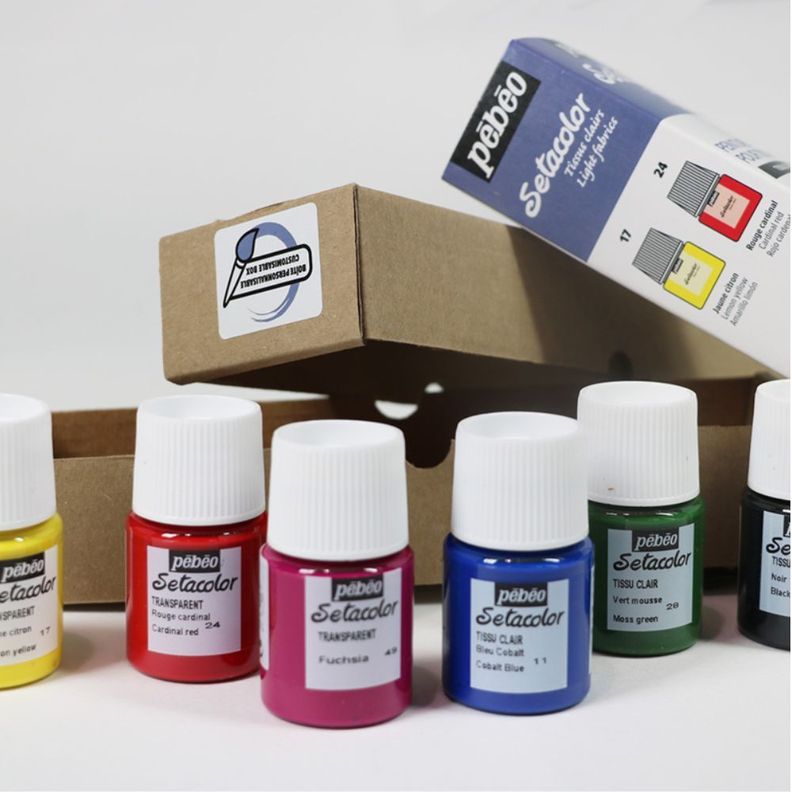 Pintura para Telas Claras Pebeo Setacolor Set 6 x 20ml-5