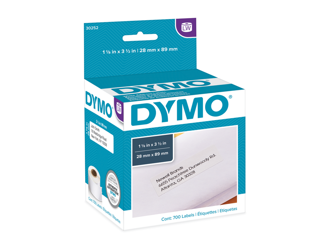 Etiqueta para Direcciones Dymo 350x2 Rollos 89x26mm-1