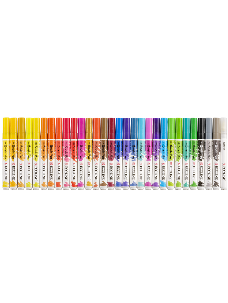 Marcadores Acuarela Ecoline Set 30 Colores-0