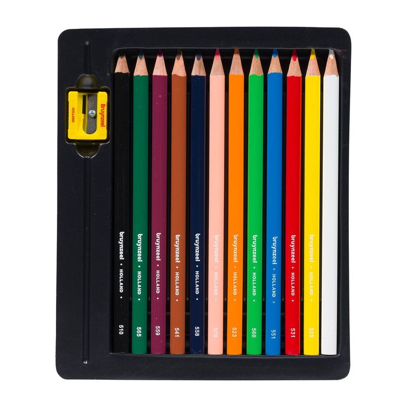 Lápices De Colores Bruynzeel Para Niños Set 12-1