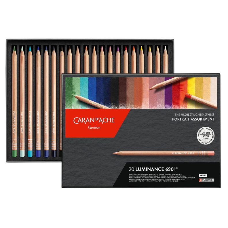 Lápices Luminance Caran d Ache Set 20 Colores-0