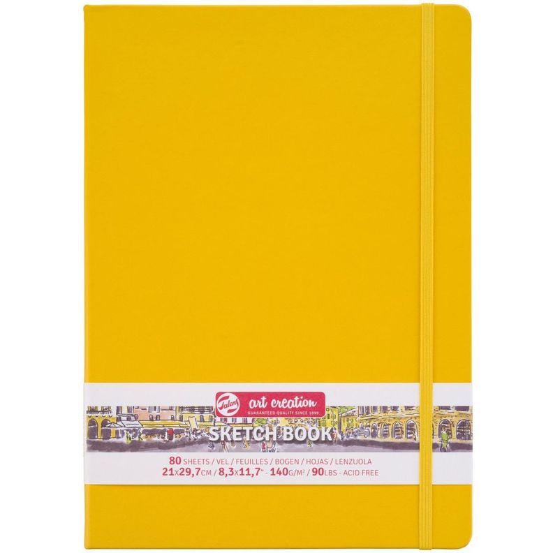 Libreta Art Creation Golden Yellow 21x30cm-0