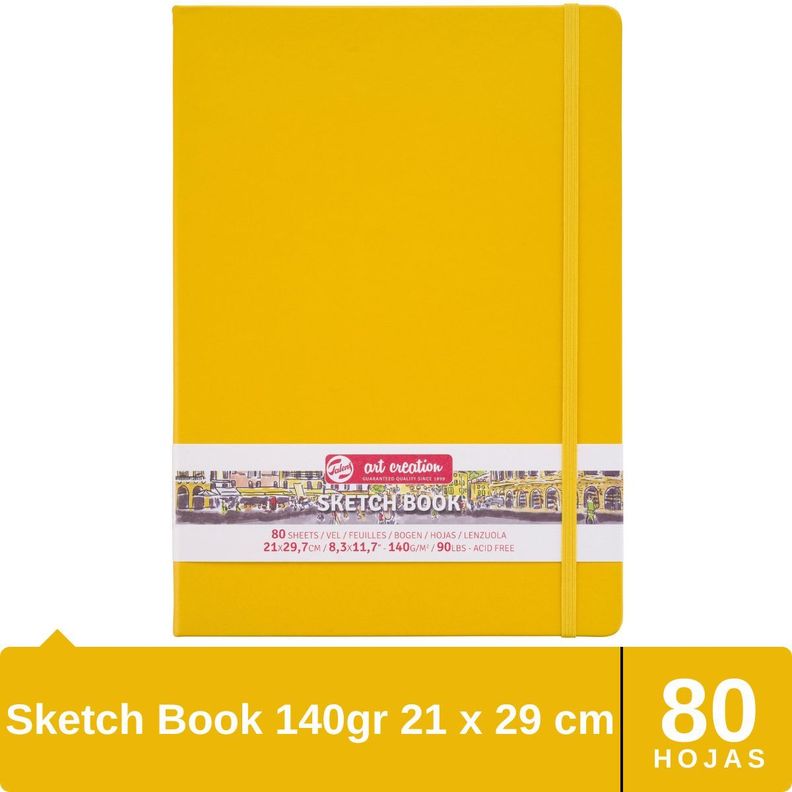 Libreta Art Creation Golden Yellow 21x30cm-1