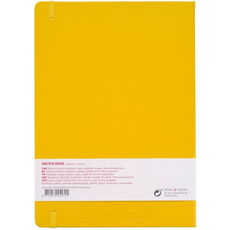 Libreta Art Creation Golden Yellow 21x30cm-2