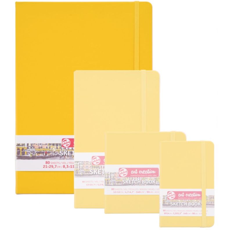 Libreta Art Creation Golden Yellow 21x30cm-4