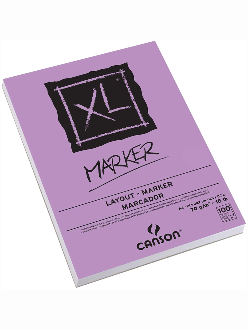 Block Marcadores Canson XL Lila 70gr A4-1