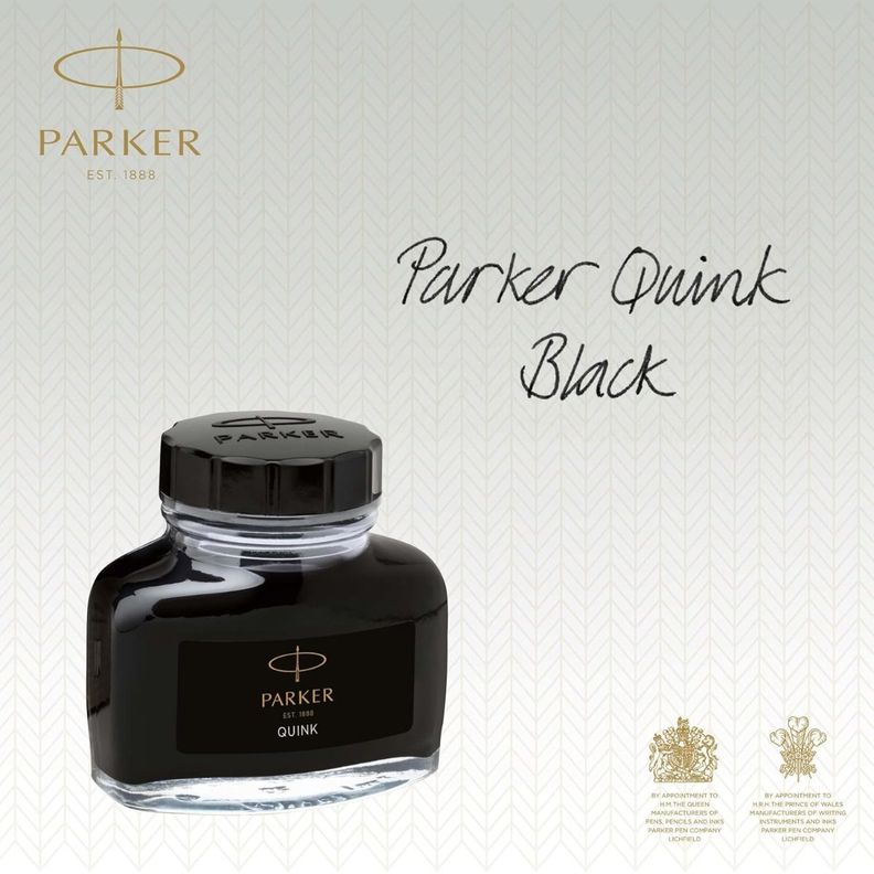 Tinta para Pluma Parker Negra Frasco 57ml-3