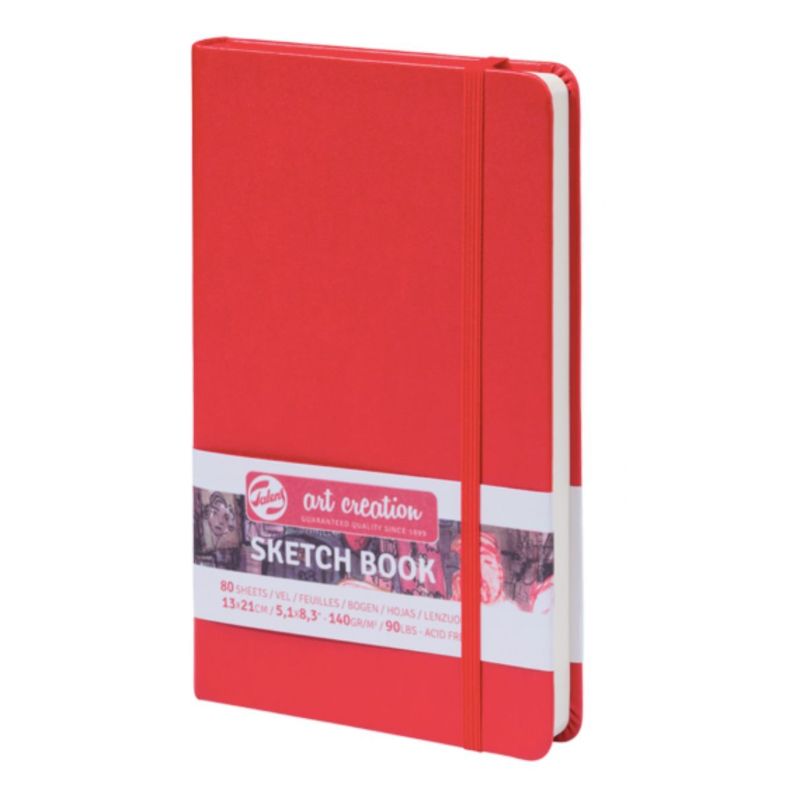 Libreta Art Creation Roja 13x21cm 140gr 80hjas.-0
