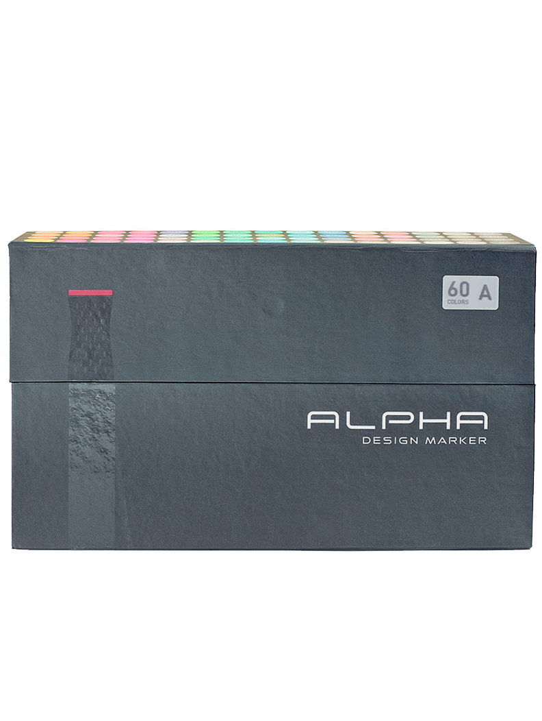 Marcadores Alpha Design Set A 60 Colores-0