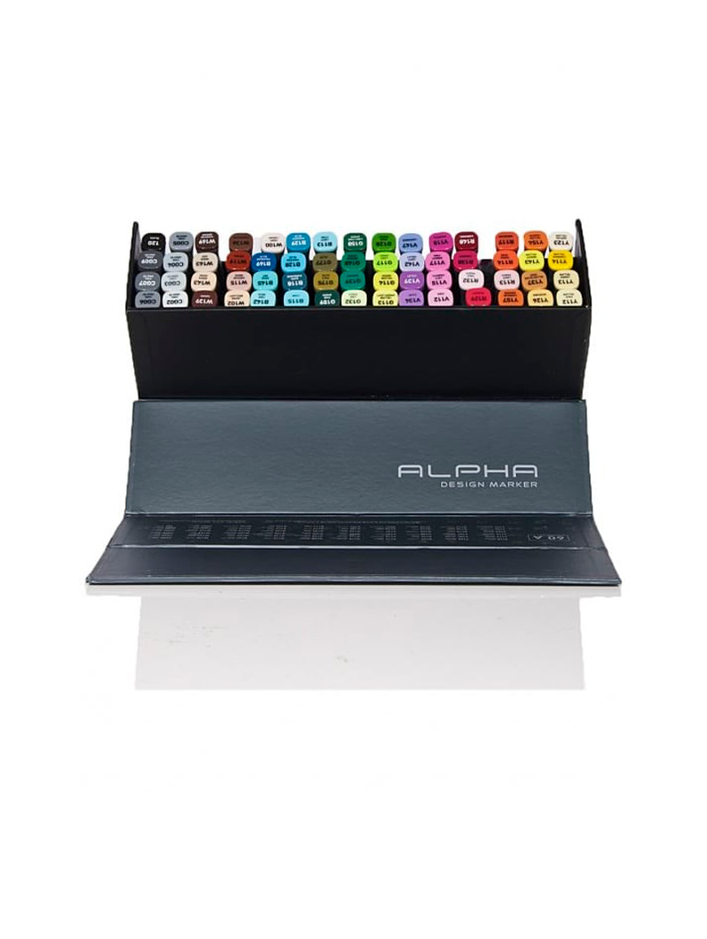 Marcadores Alpha Design Set A 60 Colores-1