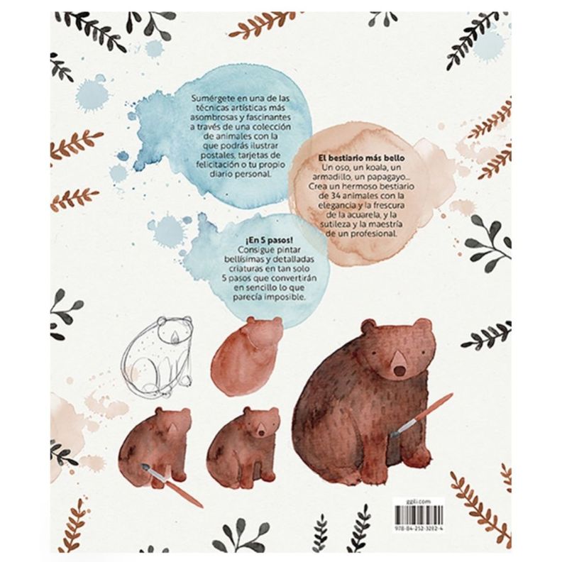 Libro Animales De Acuarela Jenny Boidol-1