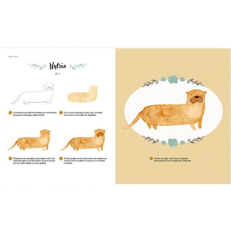 Libro Animales De Acuarela Jenny Boidol-2
