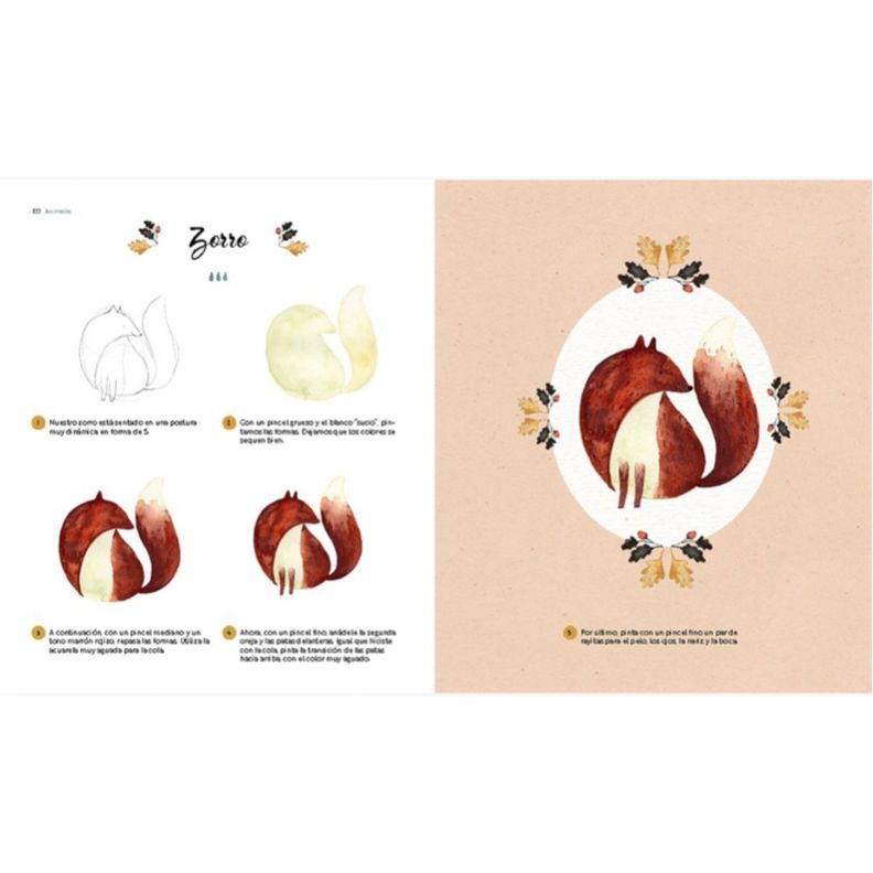 Libro Animales De Acuarela Jenny Boidol-3