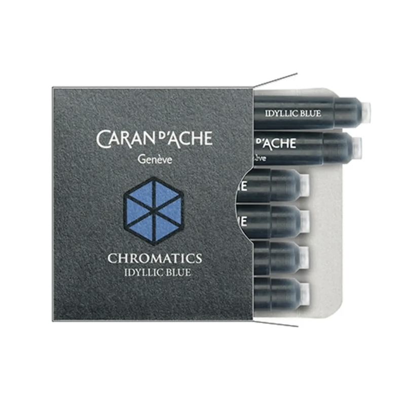 Cartucho de Tinta Caran d Ache Idyllic Blue 6 Unidades-0