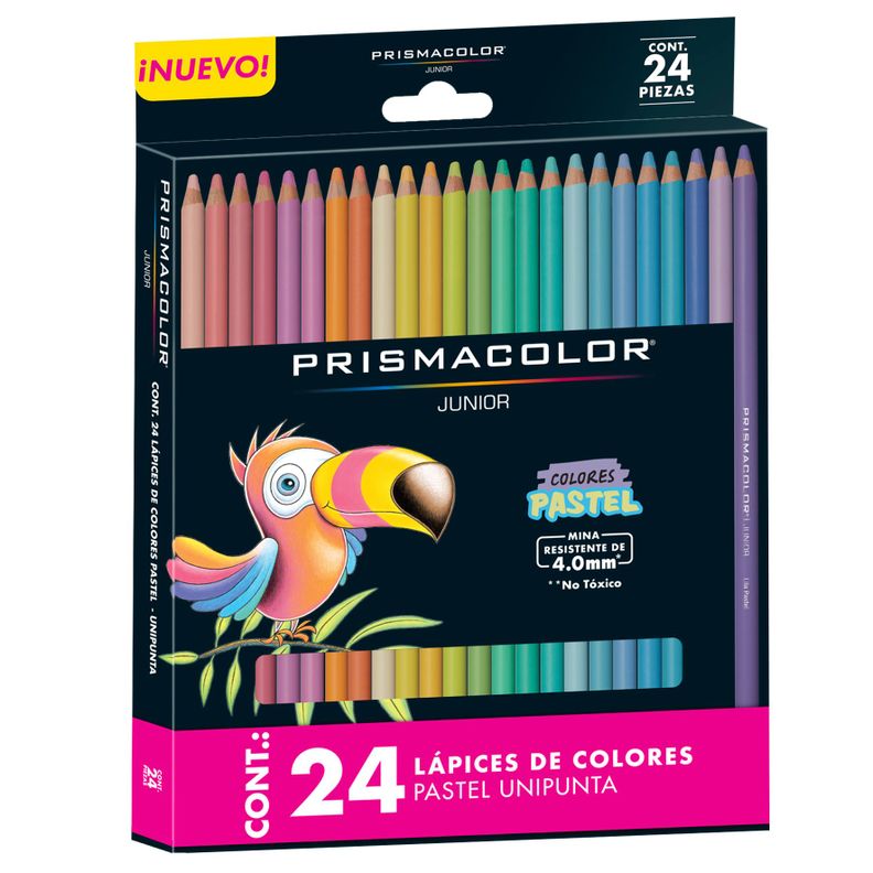 Lápices de Colores Prismacolor Junior Set 24 Pasteles-0