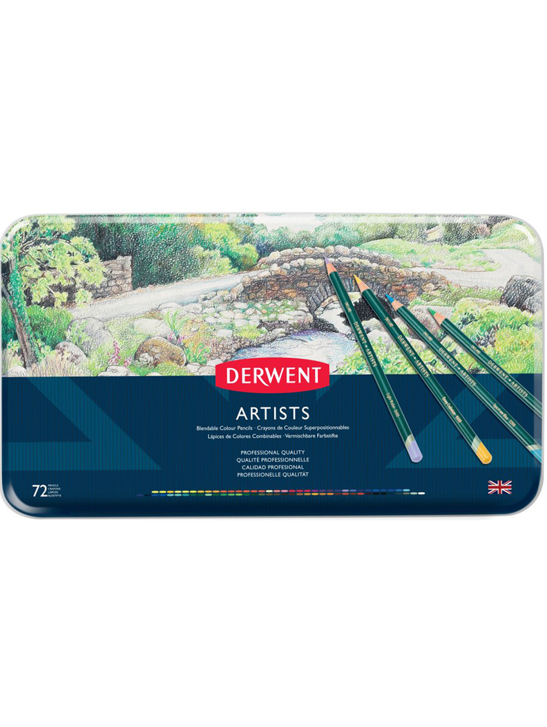 Lápices De Colores Artists Derwent Set 72-1